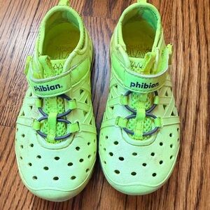 Stride Rite Neon Lime Kids' Phibian Water Sneakers